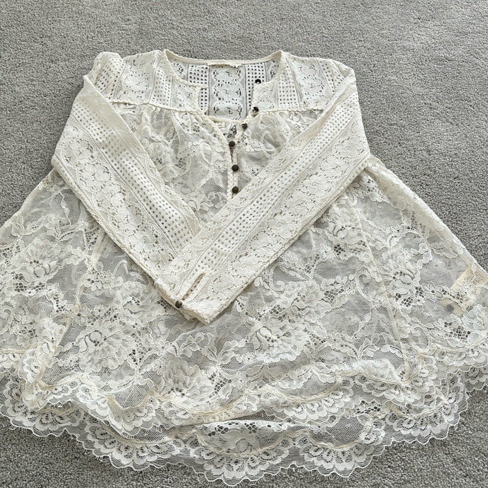anthropologie Blouse (size 0,xs)